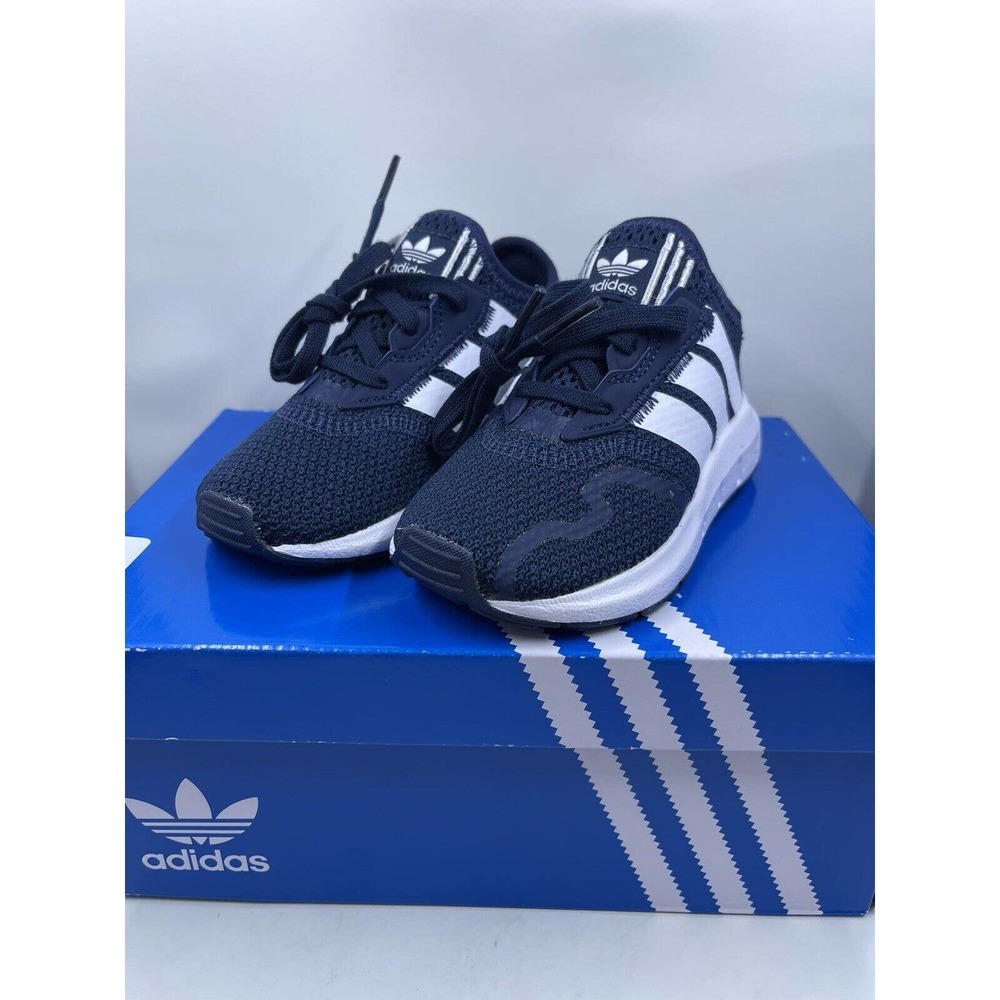 [FY2186] NEW Toddler Adidas Originals SWIFT RUN X I COLLEGIATE Navy / White